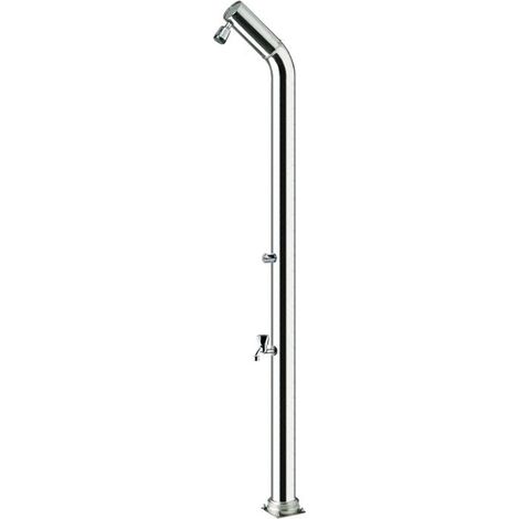 Doccia da Giardino Rubinetto e Lavapiedi ATI Docce UNI-1R Inox Anodizzato (1/5)