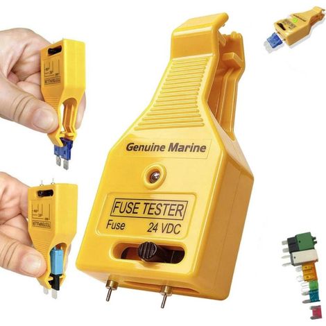 Beyamis Testeur fusibles auto 24V LED - Extracteur 2en1 compact (1/5)