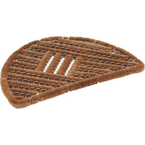 Tapis Coco Brush Demi Lune 40x60cm - Astra Ogos (1/5)