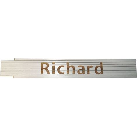 Zollstock Richard 2 m weiß Zollstock