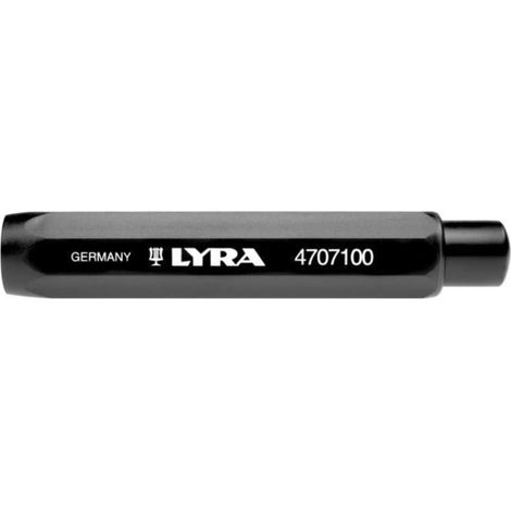 ACHTECKIGER KREIDEHALTER LYRA Ø 9.5-10 MM MIT KLEMMRING AUS KUNSTSTOFF - IN SCHACHTELN ZU 20 STÜCK -4707100