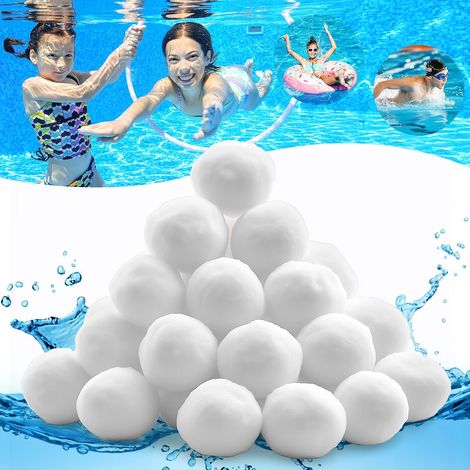 Balles Filtrantes 700g – Remplace 25 kg de Sable Filtrant – Boules de Filtre Piscine Réutilisables – Média de Filtration pour Systèmes de Filtration à Sable (1/5)