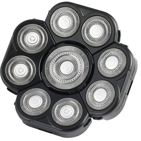 Tete De Rasage Electrique - 9 Lames Acier Inoxydable - Tete Flottante 360 Degres - Etanche - Pour Rasoirs Electriques Homme - Lot De 1 (1/5)
