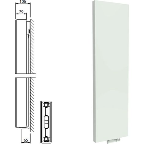 Stelrad Plan Vertikalheizkörper Vertex Plan Typ 20 1800x400, 0275182004 (1/4)