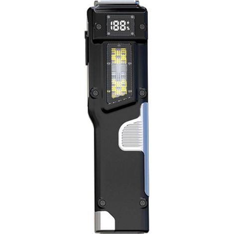 Lampada a clip per penna, torcia ricaricabile, luce da lavoro regolabile, illuminazione di emergenza per esterni, luce da lavoro regolabile e resistente (1/4)