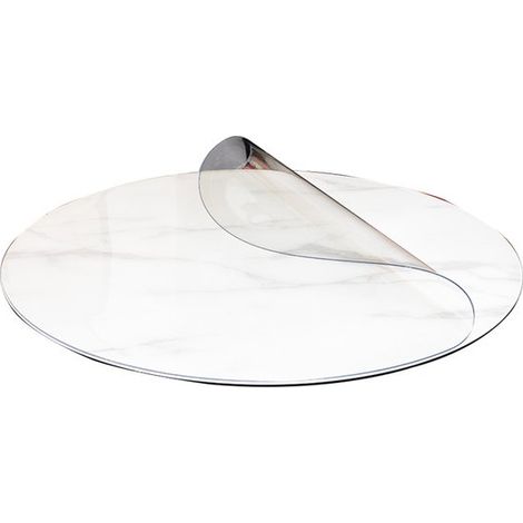 Protector de mantel, Mantel impermeable, Resistente al aceite y al agua, Fácil de limpiar, cocinas, mesas de centro, oficinas, etc, Transparente (1/5)