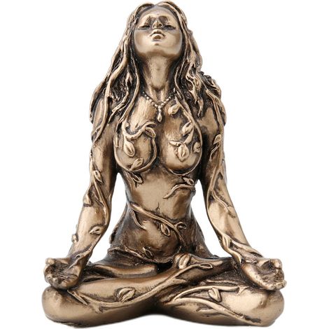 Signes Grimalt Figure Figures Figure déesse Gaia-Madre Gold Bronze 4x5x7cm 28836