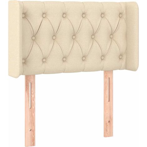 Maison Exclusive - Cabecero de tela color crema 83x16x78/88 cm (1/5)