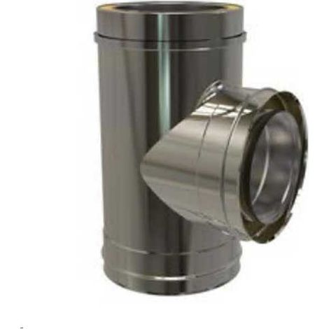 Te 90º Inox-Inox Convesa  Medidas  Accesorios Fontanería: 80mm