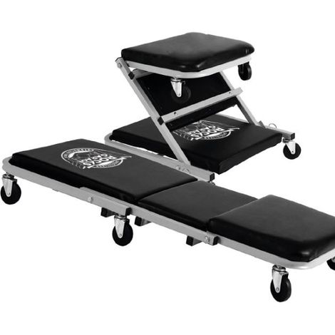 Carrello Officina 2 in 1 ROOKS Letto + Sedile 92 cm (OK-08.4002)