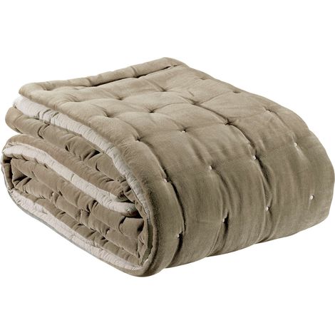 Copripiumino Elise - Ficelle - Federa in 100% cotone e imbottitura in 100% poliestere - 240 x 260 cm (1/4)