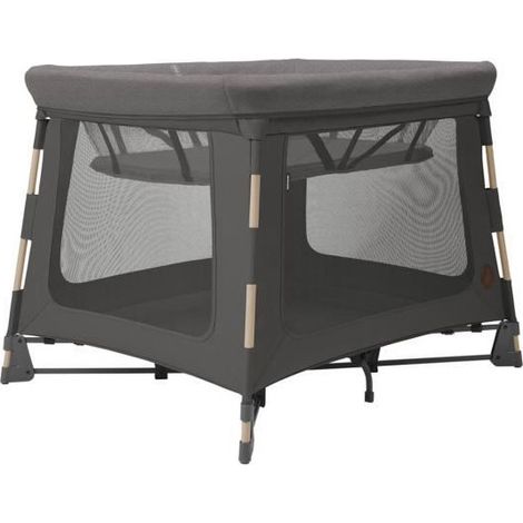 MAXI-COSI Swift ECO, Lit de voyage 3 en 1: Berceau, Lit et Parc, léger et pliable, De la naissance a 3.5 ans, Beyond Graphite (1/4)