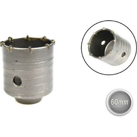 TRADE SHOP - Fresa Carotatrice A Tazza Diametro 60 Mm Per Muro Frese In Acciaio Fai Da Te -