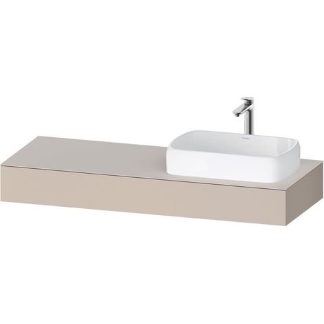 Consola Collection One de Duravit, 1400x550x170mm, con recorte a