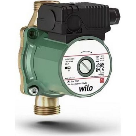 Circolatore ricircolo acqua calda sanitaria Rp 1" - Wilo Star-Z 20/1 (1/5)