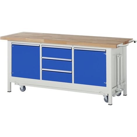 Etabli Rau avec châssis abaissable modèle 8569 L 2000 x P 700 x H 880mm