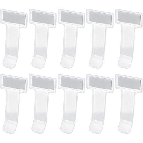 10 Pièces Porte-Cartes Transparent pour Billets, Permis de Stationnement, Organisation de Bureau, Gain de Place (1/5)