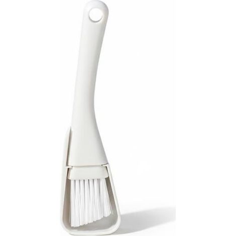 Brosse De Nettoyage - Poils Fins Denses - Bac De Ramassage Intégré - Pour Clavier Cuisine Salle De Bain Fenêtre - 1 Pièce (1/3)