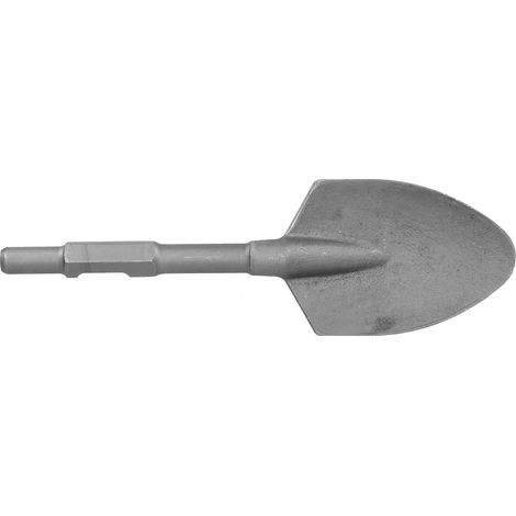 Pelle à creuser en acier 45CR, embout de pioche pour marteau-piqueur, tige 1-1/8in, outil de terrassement pour démolition et excavation, 1 pièce (1/5)
