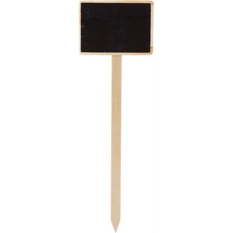 Lot de 20 mini-étiquettes en bois à insérer dans un panneau pour plantes, à monter soi-même, pour décorer son jardin. (1/5)