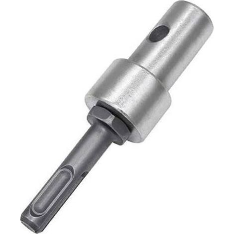 Adaptateur à vis, adaptateur fileté, broche sans clé 1 / 2 ", poignée ronde M13 15 mm, deux niches et deux rainures