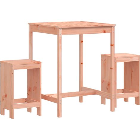 Maison Exclusive - Set da Bar da Giardino 3 pz in Legno Massello di Douglas