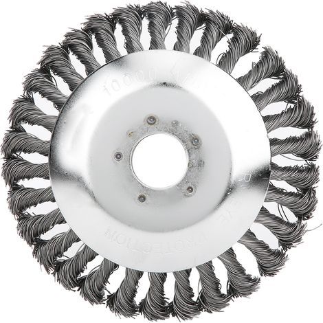 Tête de brosse pour débroussailleuse en fil d'acier – 15,2 cm (6 pouces), remplacement durable pour entretien jardin (1/3)