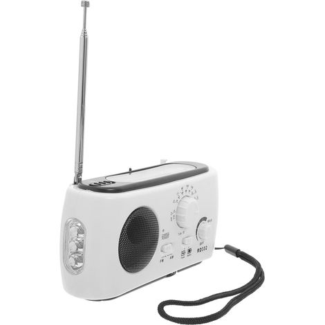 HOMSFOU Radio Urgence avec Lampe de Poche LED Chargeur Téléphone (1/5)