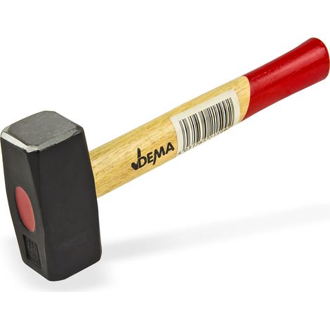 Fäustel / Hammer 1000 - 1250 - 1500 g Fäustling mit Holzstiel Plattenhammer (1/3)