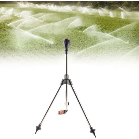 Tête d'arrosage rotative automatique pour un arrosage à 360 degrés dans les aménagements paysagers et l'agriculture, assurant l'irrigation des jardins, des espaces verts et des pelouses. (1/5)