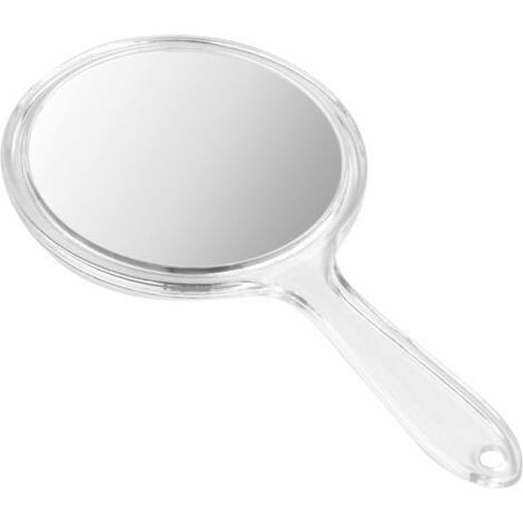 FENOPLASTICAMiroir de maquillage - Miroir de poche - Miroir de voyage - Miroir de coiffure - Grossissement x3 double face - Léger et portable (130 g seulement) - Convient à un usage professionnel (1/5)