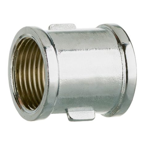 Presa in ottone cromato da 1/2” femmina/femmina (1/2)