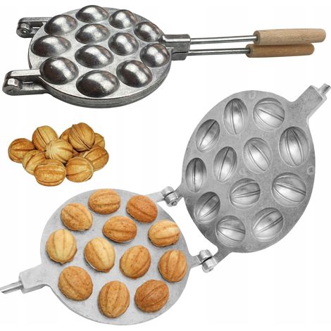 Grille-pain à noix 16 pièces pour plaque de cuisson, moule à gâteau (1/5)