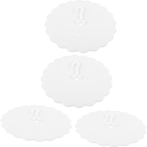 Lot de 4 crochets pour baldaquin lit, en plastique, adhésifs (1/5)