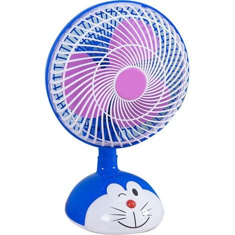 Ventilateur de Bureau Mini avec Rotation Automatique - Silencieux et Portable pour Chambre ou Bureau (1/5)