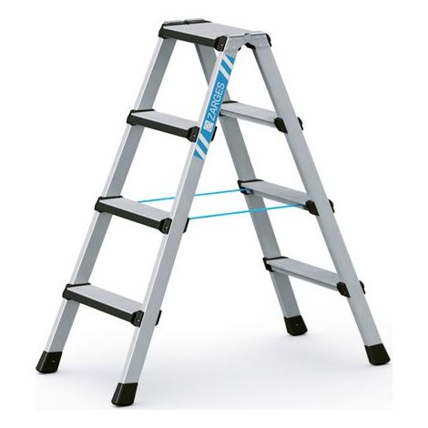 ZARGES Comfortstep B - LM-Stufen-Stehleiter 2 x 4 Stufen (1/4)