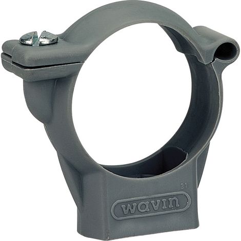 Collier fixation monobloc polypropylène 40mm pas 7 150 WAVIN 3026177