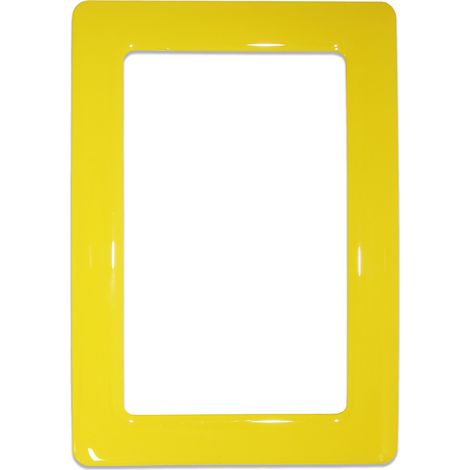 Magnetischer, selbstklebender Rahmen, Größe 13,0 x 8,1 cm – gelb (1/5)
