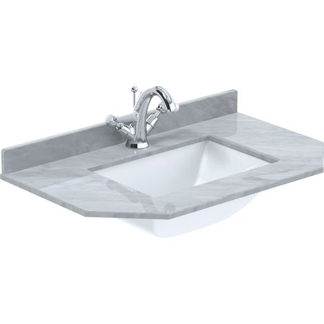 750 SINGLE BOWL ANGLED MARBLE TOP 1TH