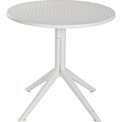 Mesa Metal Pp 80X80X75 Reciclado Gris (1/5)