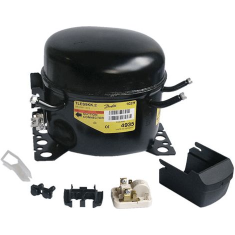 Compresseur Danfoss TLES9KK2 R600 1/6 CV – Compatible Indesit et Whirlpool – Installation par frigoriste professionnel recommandée