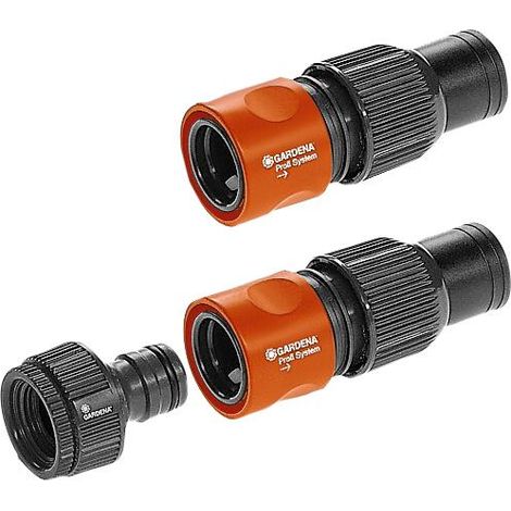GARDENA Kit de conexión para unir la salida de riego enterrado Sprinklersystem, con el punto de agua (01505-23)