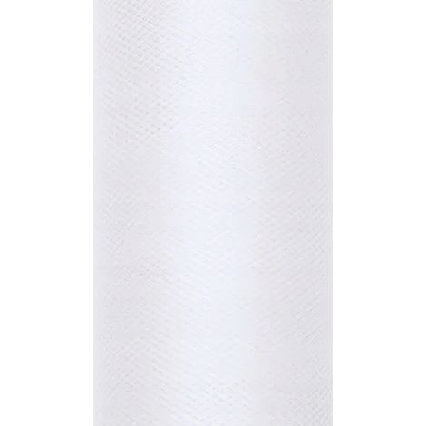 Einfacher Tüll, weiß, 50 cm x 9 m, 1 Stück. (1/5)