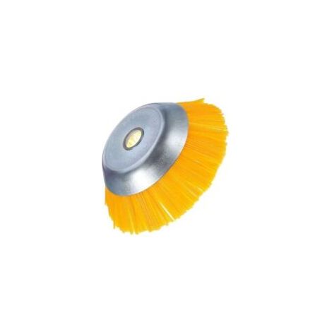 Nylon-Unkrautbürste – Universelle Rundbürste für Freischneider – Langlebiges Gartengerät – 200 mm x 25,4 mm – Crezuo (1/4)