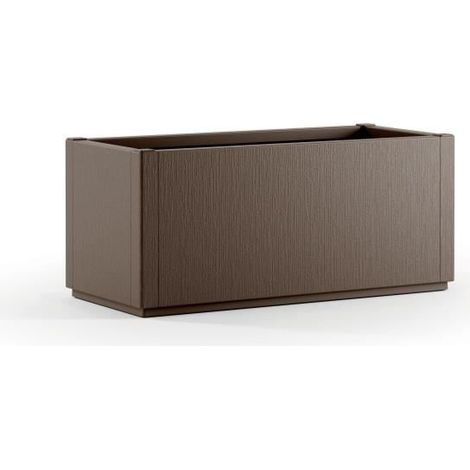 Ethica rectangular flower box 80 cm taupe