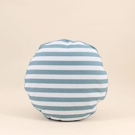 Coussin rond déperlant & anti uv rayé 40cm (1/5)