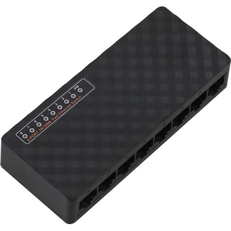 iggual FES800 Unmanaged Fast Ethernet (10/100) Nero (1/3)