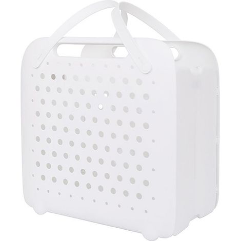 Panier à linge, conteneur de rangement pliable avec trous d'aération