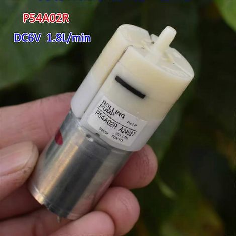 Pompe à air CC 6 V 1,8 L/min, pompe à membrane 6 V, compatible avec les tensiomètres, moteur CC 370 P54A02R 27 mm (6 V / CN / Chine continentale) (1/5)