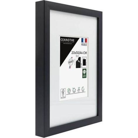 Ceanothe Milan cornice nera 20x30 cm